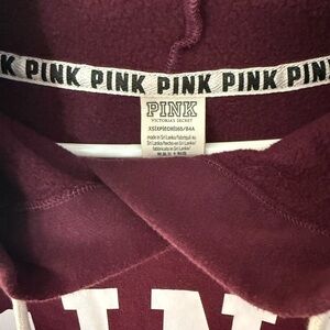 Victoria's Secret Pink Maroon Hoodie